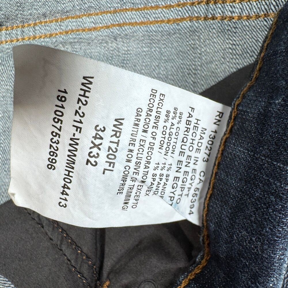 Wrangler Retro Jeans Mens 34X32 Measures 34X31 Blue Relaxed Boot Western Cowboy - Picture 7 of 12
